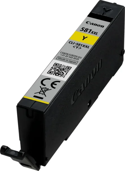 Cartucho tinta canon cli 581 y xxl amarillo pixma tr7550 - tr8550 - ts6150 - ts6151 - ts8150 - ts8151 - ts8152 - ts9150 - ts9155