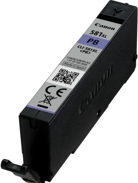 Cartucho tinta canon cli 581 pb xl photo blue pixma tr7550 - tr8550 - ts6150 - ts6151 - ts8150 - ts8151 - ts8152 - ts9150 - ts9155