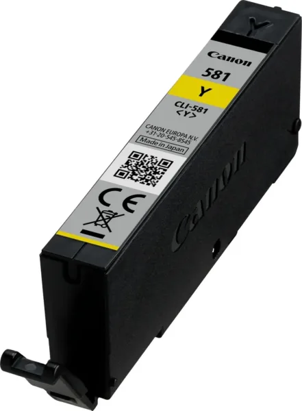 Cartucho tinta canon cli 581 y amarillo pixma tr7550 - tr8550 - ts6150 - ts6151 - ts8150 - ts8151 - ts8152 - ts9150 - ts9155