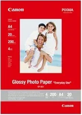 Papel canon fotografico gp - 501 con brillo a4 20 hojas