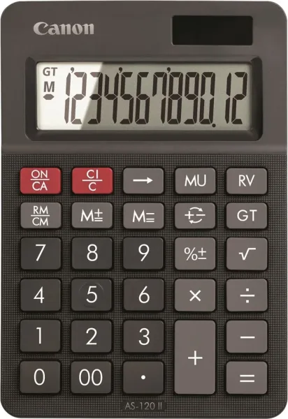 Calculadora canon sobremesa as - 120ii emea dbl - 12 digitos