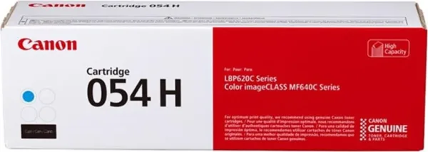 Toner canon 054h cian 2300 pag lbp622 -  mf641 -  mf644 -  lbp621 -  lbp623 -  mf641 -  mf643 -  mf645