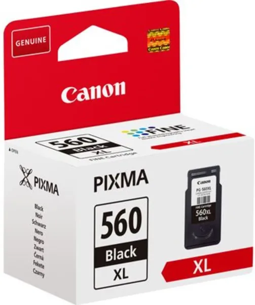 Cartucho de Tinta Original Canon PG-560XL Alta Capacidad/ Negro