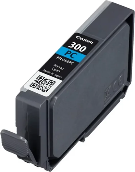 Cartucho canon pfi - 300 pc cian foto orginal