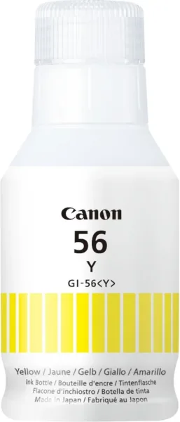 CARTUCHO BOTELLA TINTA AMARILLO GI-56 CANON