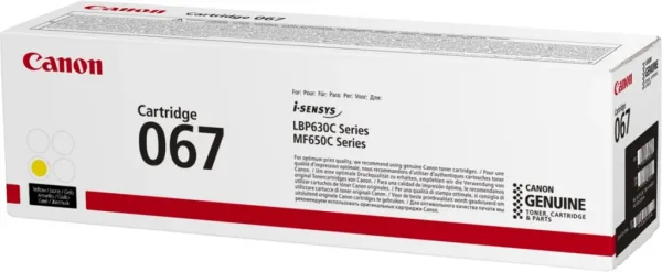 TONER AMARILLO CANON 067