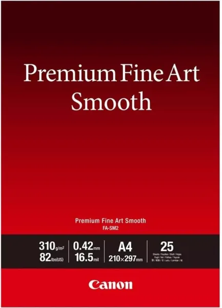 Papel canon fa - sm2 a4 25 hojas