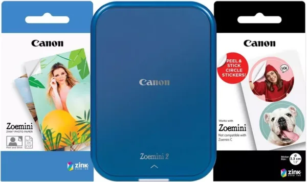 Impresora fotografica canon zoemini printer 2 nvs acc. kit