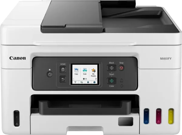 Multifunción Recargable Canon MAXIFY GX4050 MegaTank WiFi/ Fax/ Dúplex/ Blanca
