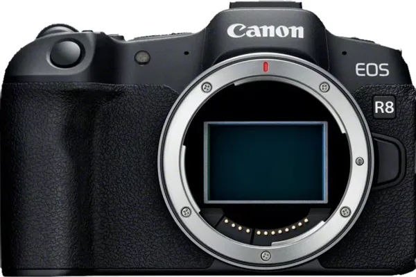 Camara reflex canon eos r8 cuerpo 24.2mpx negro