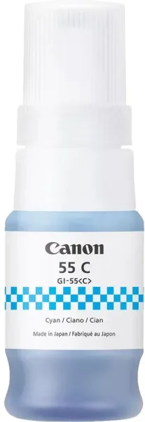 Botella tinta canon gi - 55 ink cian