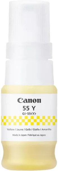 Botella tinta canon gi - 55 ink amarillo