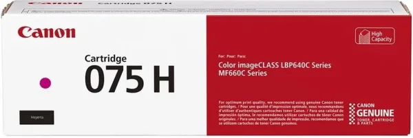 Toner canon 075 h magenta para cl mfp - sfp