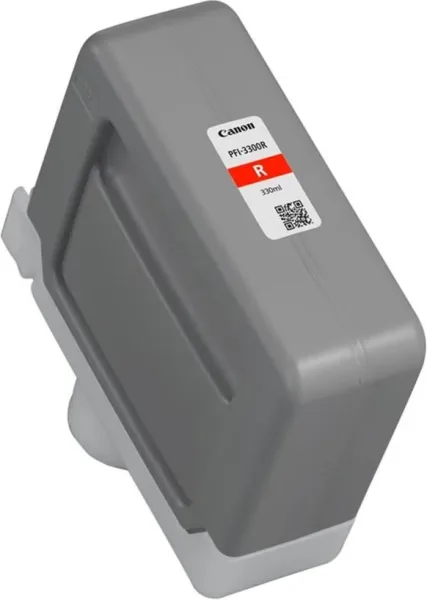 Cartucho canon pfi - 3300 rojo