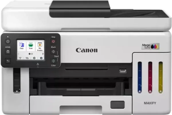 Multifunción Recargable Canon MAXIFY GX6150 MegaTank WiFi/ Dúplex/ Blanca