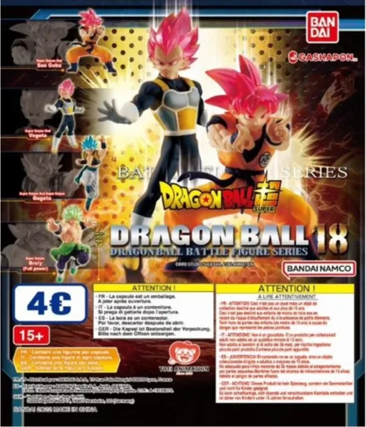 Set gashapon figuras bandai lote 30 articulos dragon ball super vs dragon ball 19
