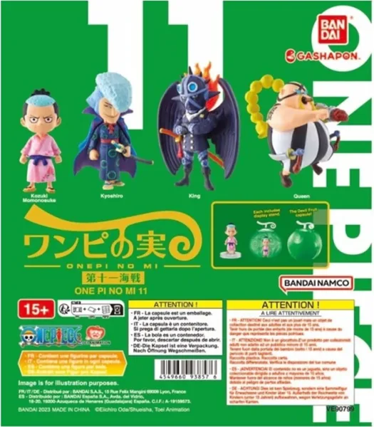 Set gashapon figuras bandai lote 20 articulos one piece no mi 11