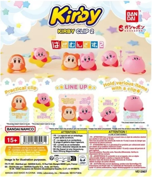Set gashapon lote 40 articulos kirby clip 2