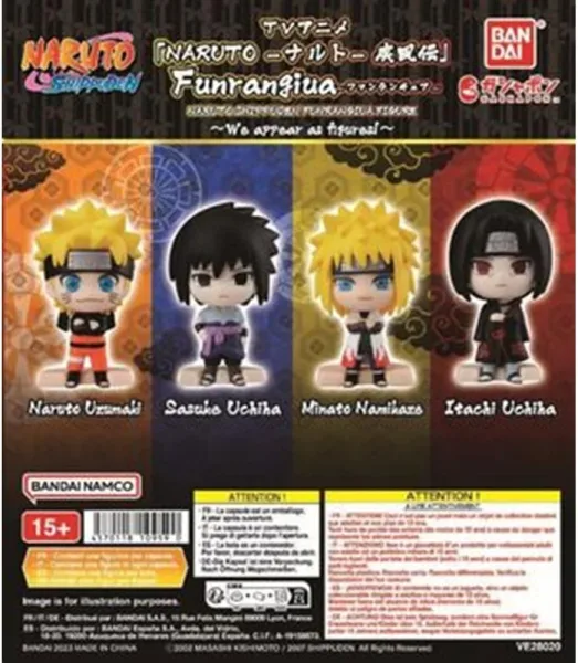 Surtido bandai gashapon naruto shippuden funrangiua 30 articulos