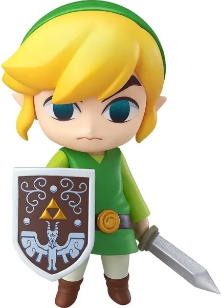 Figura good smile companyy the legend of zelda the wind waker HD version nendoroid link 10cm