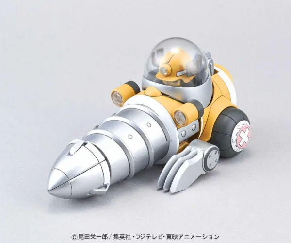 Figura bandai hobby one piece model kit chopper drill con chopper robot 4 chopper robo series