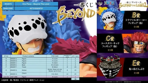 Ichiban kuji one piece beyond the level lote 79 articulos