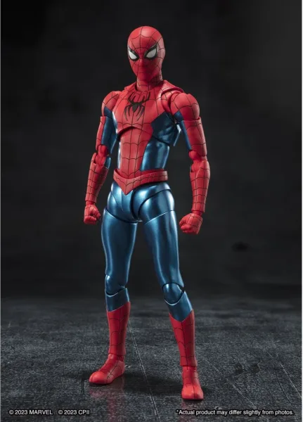 Figura tamashii nations sh figuarts spider - man no way home marvel spider - man (new red & blue suit)