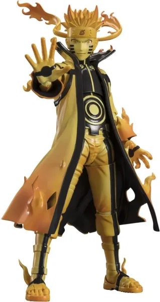 Figura tamashii nations sh figuarts naruto shippuden naruto uzumaki kurama link mode courageous strength that binds
