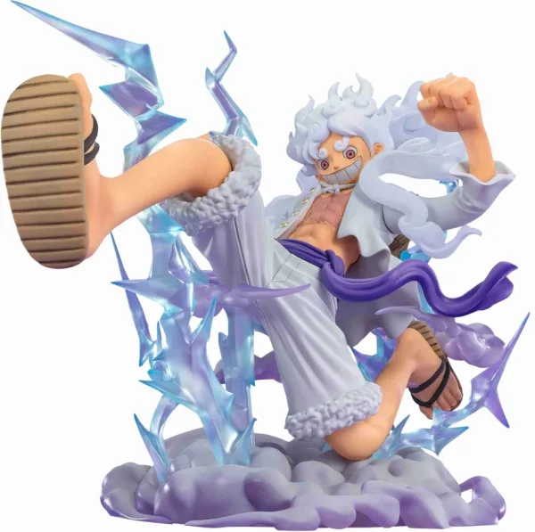 Figura tamashii nations figuarts zero extra battle one piece monkey d luffy gear 5 gigant