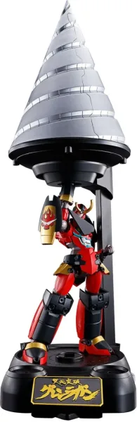 Figura tamashii nations tengen toppa gurren lagann soul of chogokin gx - 107 gurren lagann & giga drill set