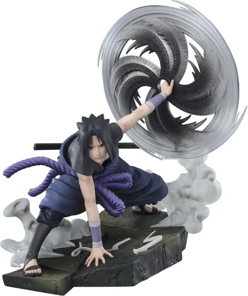 Figura tamashii nations figuarts zero extra battle naruto sasuke uchiha the light & dark of the mangekyo sharingan