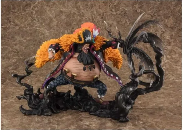 Figura tamashii nations marshall d. teach - kurouzu -  extra battle 24 cm one piece figuarts zero
