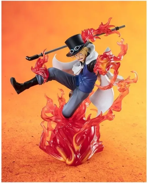 Figura tamashii nations figuarts zero one piece sabo fire fist rook check ver. extra battle 19cm