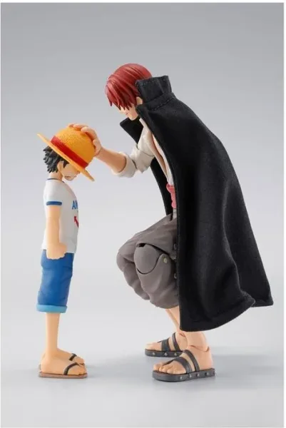 Shanks & monkey d. luffy childhood ver. fig. 16 -5 - 10 cm one piece sh figuarts collectors