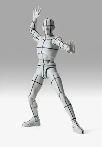 Body kun - sports edition wire frame -  (gray color ver.) fig. 15 cm body kun - body chan sh