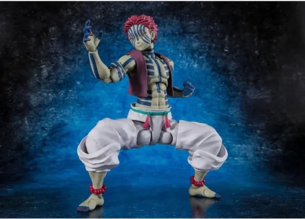 Figura tamashii nations demon slayer: kimetsu no yaiba akaza