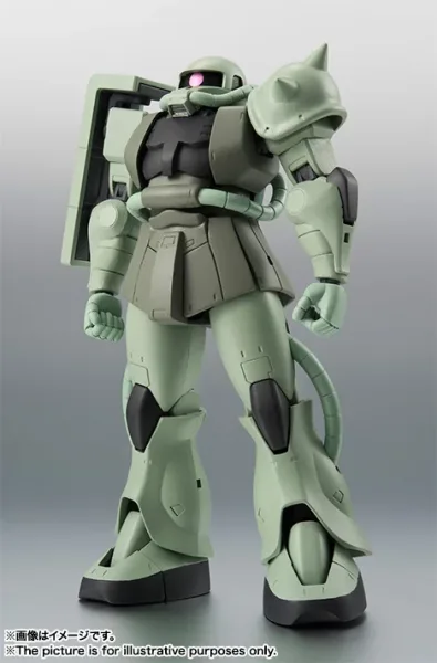 Figura tamashii nations gundam universe the robot spirits <side ms> ms - 06 zaku ver a.n.i.m.e. reissue 12.5cm