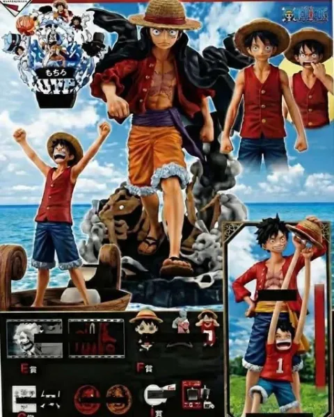 Ichiban kuji one piece luffy memories of adventure and the shipping route the future