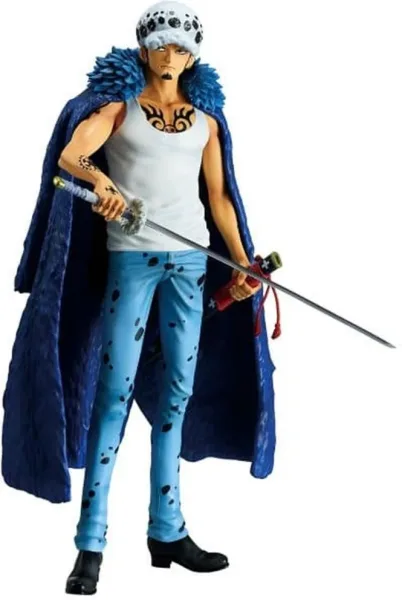 Figura ichibansho one piece masterlise trafalgar law (the unbreakable law) 25cm