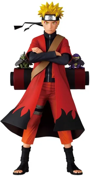 Figura ichibansho naruto shippuden masterlise naruto uzumaki (sage mode)(a bridge between the lament of samsara and peace) 24cm