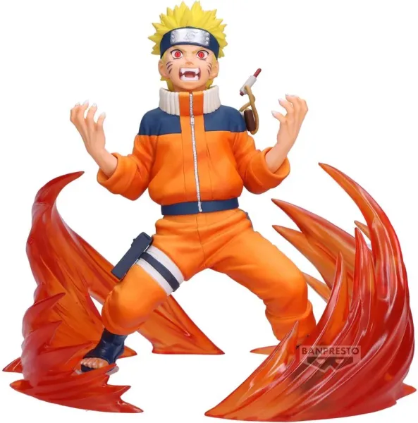 Figura banpresto naruto 72 series 26&27 vibration stars - naruto uzumaki & sasuke uchiha - (a:naruto uzumaki) 15cm