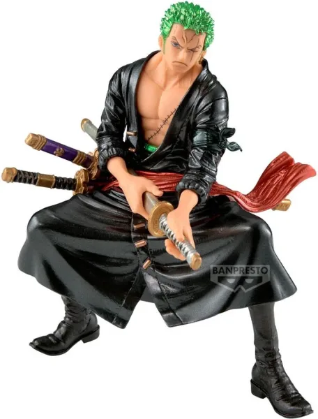 Figura banpresto one piece king of artist roronoa zoro & sanji special ver. - (a:roronoa zoro) 18cm