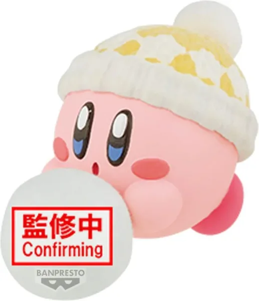 Figura banpresto kirby fluffy puffy mineplay in the snow ver.a