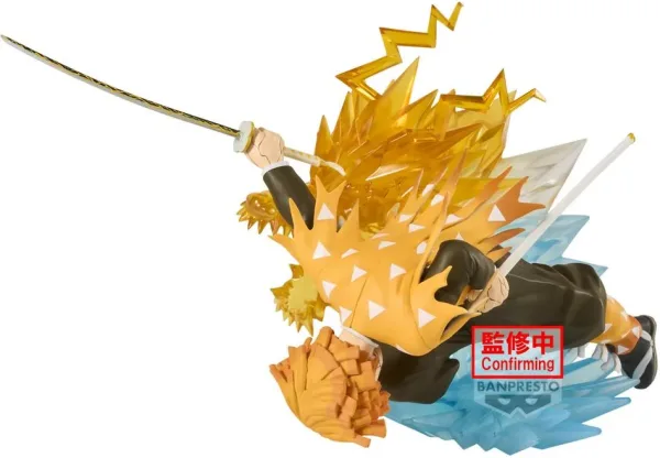 Figura banpresto demon slayer: kimetsu no yaiba vibration stars plus zenitsu agatsuma