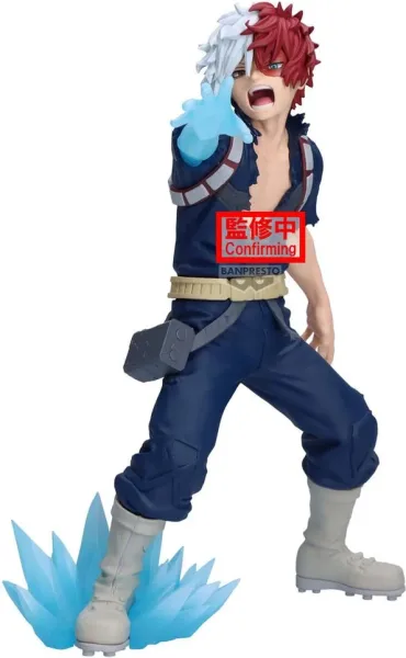 Figura banpresto my hero academia maximatic shoto todoroki ii 21cm