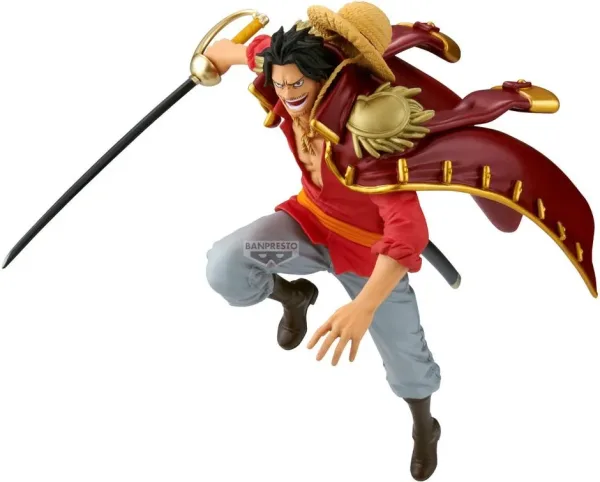 Figura banpresto one piece battle record collection gol d.roger 17cm