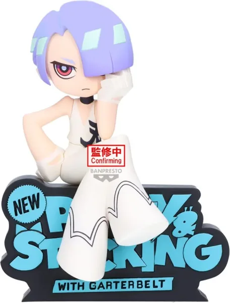 Figura banpresto new panty & stocking with garterbelt monitor top figz polyester 12cm