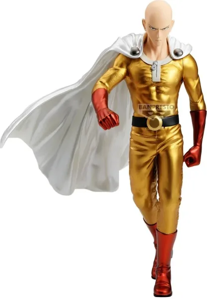 Figura banpresto one punch man grandista saitama metallic ver. 27cm