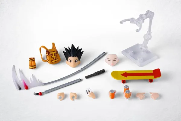 Gon & killua the hunter exam optión parts set. sh figuarts. hunter × hunter. bandai tamashii natións