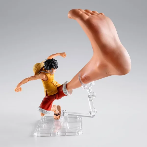Tamashii nations s.h. figuarts one piece monkey d. luffy - marineford -   pulgadasgear three pulgadas option parts set